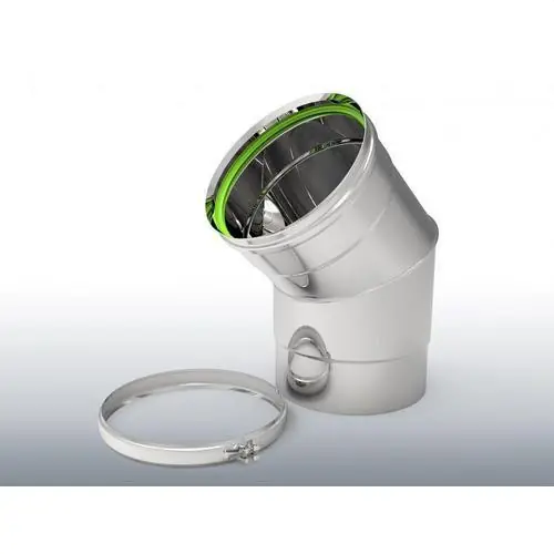 Oferta CODO DIÁMETRO 100 45º PARED SIMPLE INOXIDABLE 316