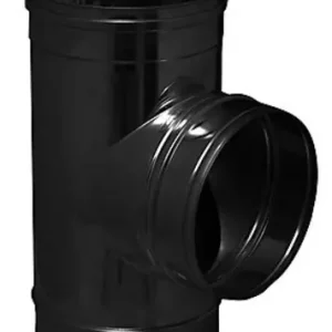Descuento TE 90º SW PELLETS 316L DIÁMETRO 80 NEGRO