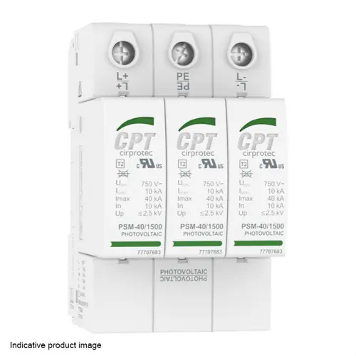 PROTECTOR SOBRETENSIÓN TRANSITORIA PSM3-40/1500 PV Envío Inmediato