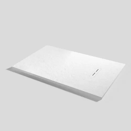 Entrega Rápida Plato ducha pizarra 140x90 cm blanco extraplano