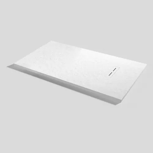 Gran Oferta Plato ducha pizarra 140x80 cm blanco extraplano