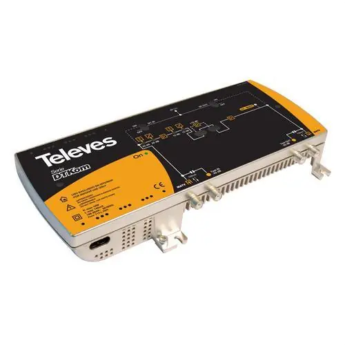 Envío Gratis CENTRAL AMPLIFICADOR DTKOM MATV 1E/1S "F" V/U G41..53dB