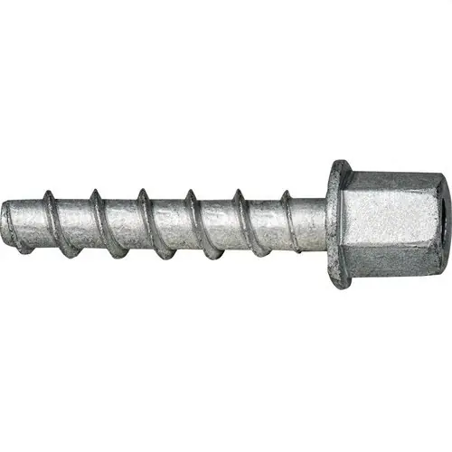 Precio Reducido TORNILLO DIRECTO A HORMIGÓN BTS H 6-35 MANGUITO M6 GRIS CINCADO ALUMINIO