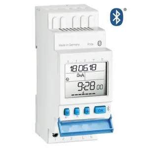 INTERRUPTOR HORARIO DIGITAL SEMANAL 1 CANAL PROGRAMABLE POR BLUETOOTH Oferta Limitada