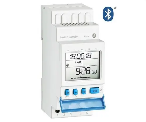 INTERRUPTOR HORARIO DIGITAL SEMANAL 1 CANAL PROGRAMABLE POR BLUETOOTH Oferta Limitada