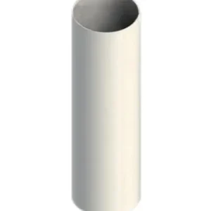 TUBO CHIMENEA M-M DIÁMETRO 132 1000mm ALUMINIO BLANCO Bestseller