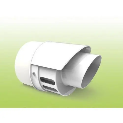 Pago Seguro TERMINAL COAXIAL HORIZONTAL CORTO DIÁMETRO 80/125 PP/PVC