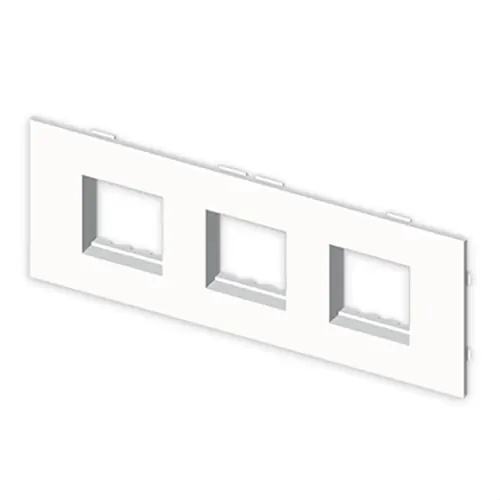 PLACA PARA 6 MECANISMOS MÓDULO SIMON 27 U42X BLANCO NIEVE Más Vendido
