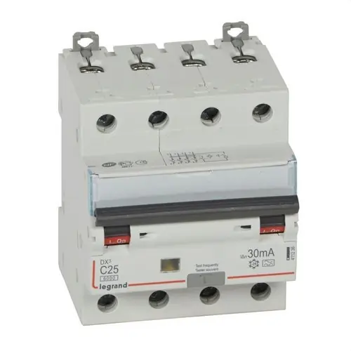 MAGNETOTÉRMICO DIFERENCIAL DX3 4P 30mA C25 Disponible Ahora