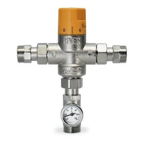 Certificado MEZCLADOR TERMOSTÁTICA VERTICAL CON TERMÓMETRO 1/2"