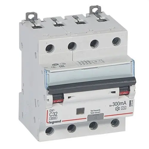 MAGNETOTÉRMICO DIFERENCIAL DX3 4P 300mA C32 Pago Seguro