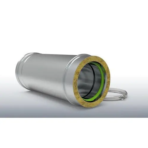 Envío Gratis TUBO DIÁMETRO 80 LARGO 1000mm M-H PARED DOBLE INOXIDABLE 316