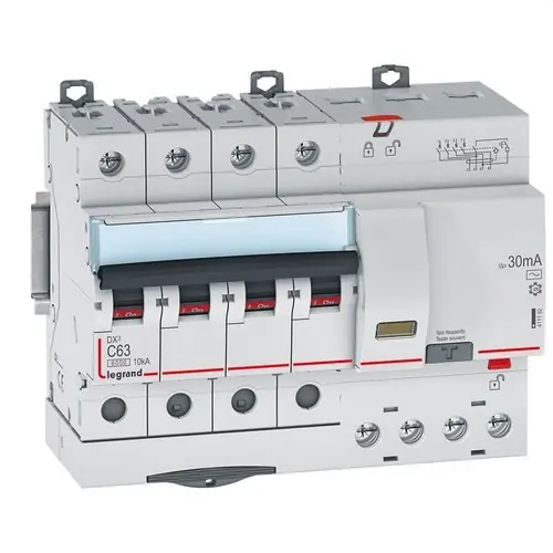 MAGNETOTÉRMICO DIFERENCIAL DX3 4P 30mA C63 Gran Oferta