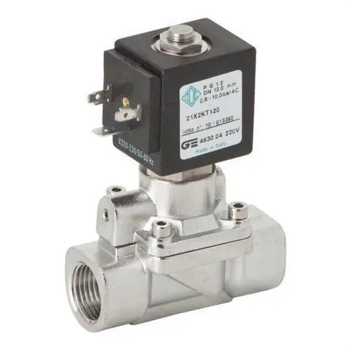 Última Versión ELECTROVÁLVULA 2 VÍAS INOX N/C 1/4" C 24V
