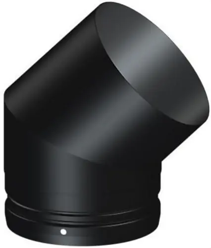 Bestseller CODO DE 45º OFFSET L=150 DEKO LEÑA DIÁMETRO 150