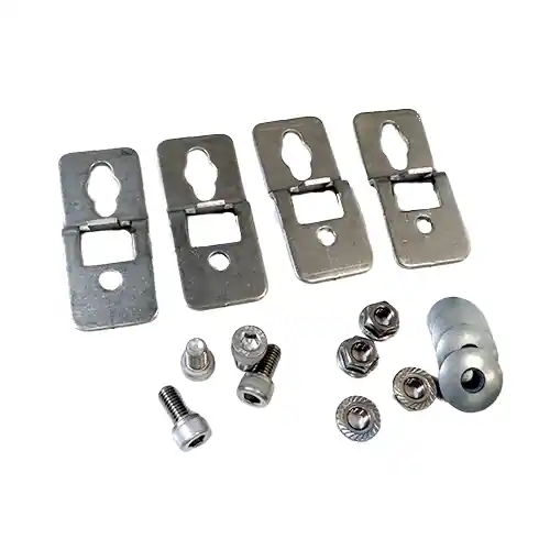 PACK SOPORTE PARED ACERO INOXIDABLE (4u) Precio Reducido