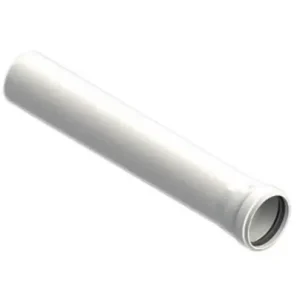 TUBO CHIMENEA M-H DIÁMETRO 110 500mm POLIPROPILENO BLANCO Ordena Ya