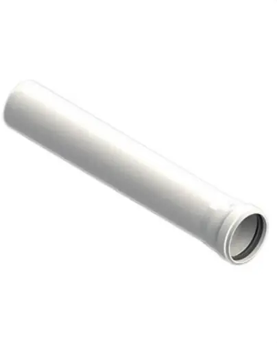 TUBO CHIMENEA M-H DIÁMETRO 110 500mm POLIPROPILENO BLANCO Ordena Ya