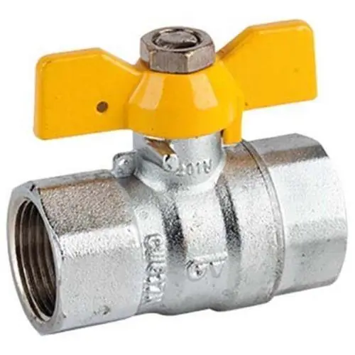 VÁLVULA ESFERA PARA GAS H-H 1" MANDO PALOMILLA Ordena Ya