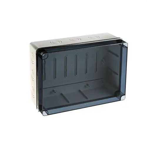 CAJA ENTRADAS PRETROQUELADAS 239x328x129 Y TAPA TRANSPARENTE 1,06kg Promoción