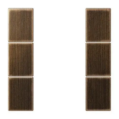 JUEGO TECLAS F50 KNX 3 FASES SERIE LS LATÓN ANTIK Disponible Ahora