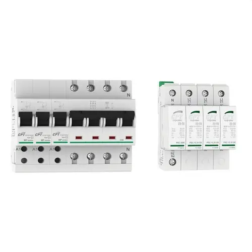 Última Oportunidad CONJUNTO PROTECTOR SOBRETENSIÓN 2MP-40 77706367 + PSC2-12,5/230 TT 77738205