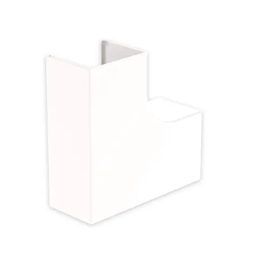Última Oportunidad ÁNGULO PNO.U23X 60x75 P/CUBRIR PROTEGER LOS TUB.INST.CLIMATIZ.BL RAL9010