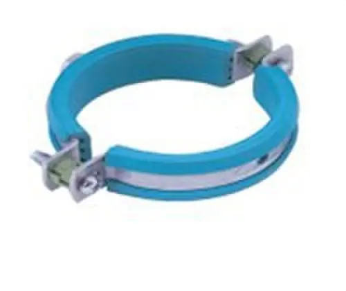Venta Final ABRAZADERA ISOFÓNICA DIÁMETRO 32mm CON GOMA AZUL