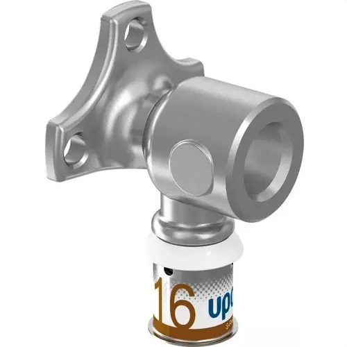CODO FIJ.16-Rp1/2"FT UPONOR S-PRESS PLUS P/INST.PARED O FIJ.PL.EVITANDO GIRO No Te Lo Pierdas