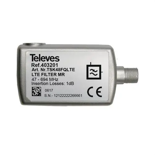 FILTRO LTE MR MEDIO RECHAZO F 47...694MHz (C21-48) Novedad