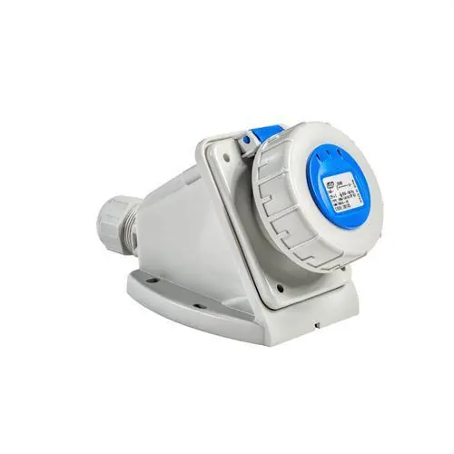 BASE AÉREA SCHUKO IP67 2 POLOS + TOMA TIERRA 220/230V DE COLOR AZUL Precio Rebajado