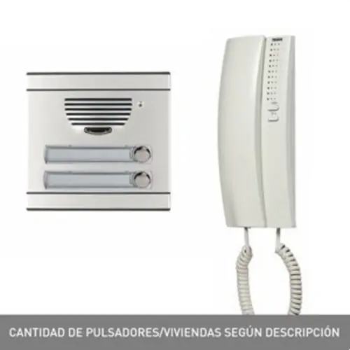 Mejor Precio KIT PORTERO A2 CON PLACA Y TELÉFONO SERIE 7
