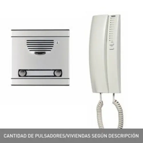 Stock Limitado KIT PORTERO A6 CON PLACA Y TELÉFONO SERIE 7