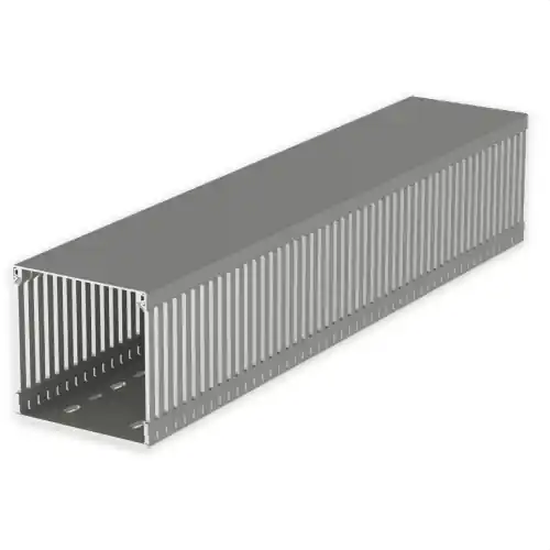 CANAL PARA CABLEADO PVC-M1 100X100 U23X RAL7030 GRIS Popular