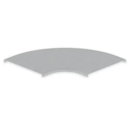 Envío Inmediato TAPA CURVA PLANA 90º 400 U23X GRIS RAL7035