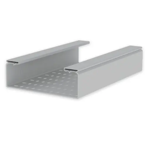 BANDEJA 66 PERFORADA PVC-M1 U23X 100x300 GRIS Descuento