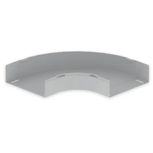 CURVA PLANA 90º 100x300 U23X GRIS RAL7035 Económico
