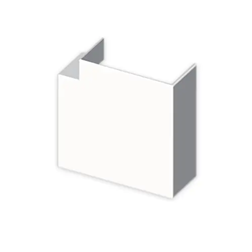 Marca Reconocida ANGULO PLANO PVC 72/73 PARA 73088 U24X BLANCO NIEVE