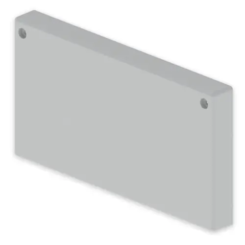 Alta Calidad TAPA FINAL-REDUCCIÓN 100x200 U23X GRIS