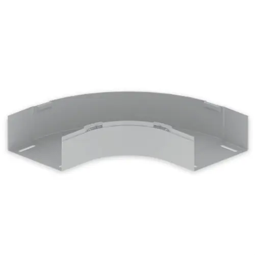 Certificado CURVA PLANA 90º 100x200 U23X GRIS RAL7035