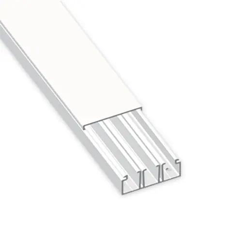 Marca Reconocida MOLDURA CON TABIQUE 78 PVC-M1 20x75 U23X BLANCO NIEVE