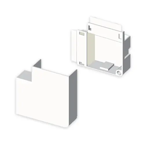 ANGULO PLANO PVC PARA 78147 U24X BLANCO NIEVE Precio Rebajado