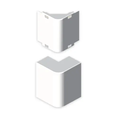 Favorito De Clientes ANGULO EXTERIOR PVC P/78022/78072 U24X BLANCO NIEVE