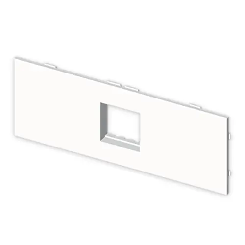 PLACA PARA 1 MÓDULO 45x45 SIMON 27 U24X PVC BLANCO NIEVE Oferta Flash