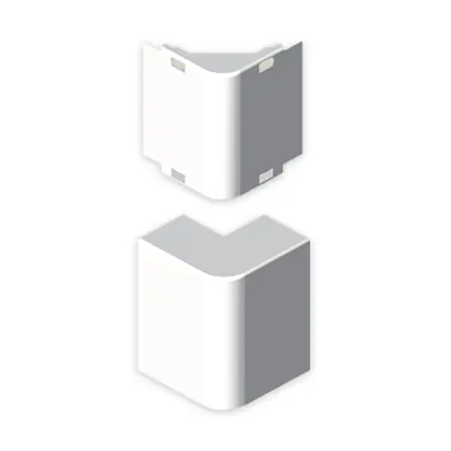 Últimas Unidades ANGULO EXTERIOR PVC P/78085/78135 U24X BLANCO NIEVE