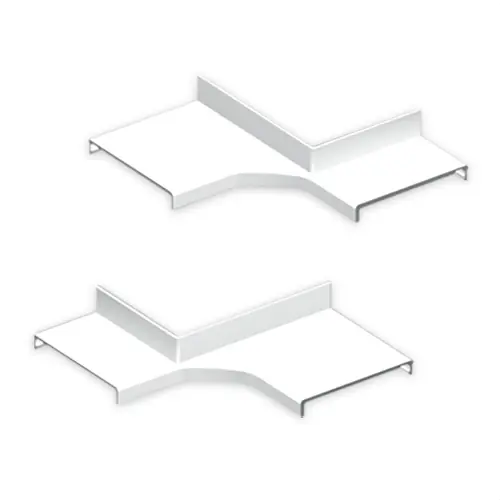 Ordena Ya DERIVACIÓN ANGULO INTERIOR U24X PVC BLANCO NIEVE