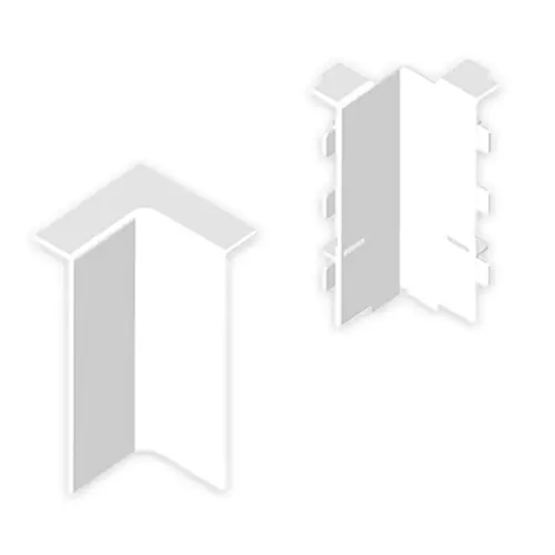 ANGULO INTERIOR 16x100 U24X PVC BLANCO NIEVE Marca Reconocida