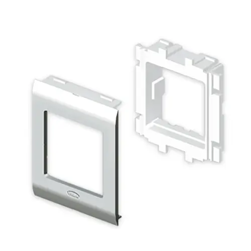 ADAPTADOR 93 2 MÓDULO NIESSEN ZENIT 65 U24X ALUMINIO Precio Rebajado