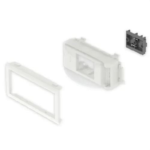 Oferta De Temporada ADAPTADOR MECANISMO SOBRE RAÍL DIN 65 U24X BLANCO NIEVE