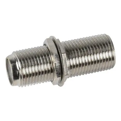 CONECTOR COAXIAL RECTO UNIÓN F-F Marca Reconocida